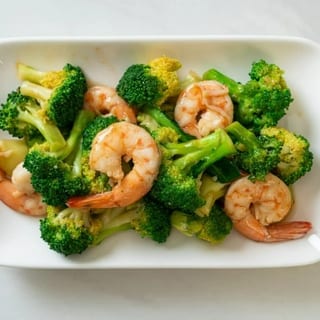 13. Shrimp with Broccoli