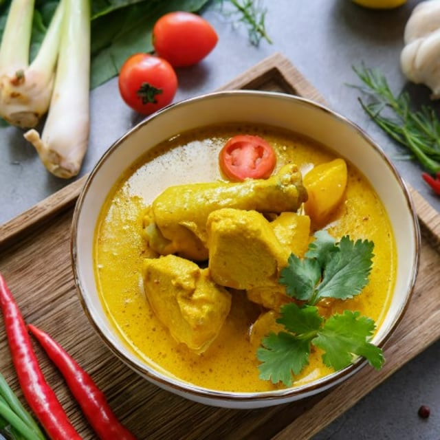 100. Curry Chicken with Onion.